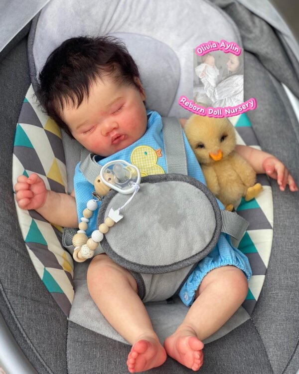 Ashia – Full Body Silicone Reborn Baby Boy Doll - Photo 1