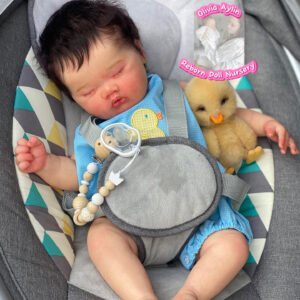 Ashia – Full Body Silicone Reborn Baby Boy Doll