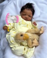 Olive – Full Body Silicone Reborn Baby Girl Doll - Photo 3
