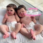 Nora & Noah – Full Body Silicone Reborn Twin Dolls