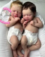 Luna & Leo – Full Body Silicone Reborn Twin Dolls - Photo 1