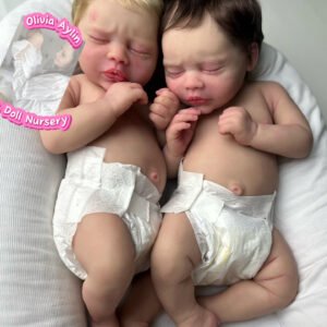 Luna & Leo – Full Body Silicone Reborn Twin Dolls