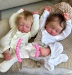 Cora & Claire – Full Body Silicone Reborn Twin Dolls - Photo 2