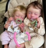 Cora & Claire – Full Body Silicone Reborn Twin Dolls - Photo 1