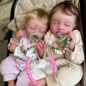 Cora & Claire – Full Body Silicone Reborn Twin Dolls