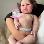 Blue – Full Body Silicone Reborn Baby Girl Doll