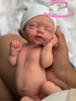 Tiny Amelia – Full Body Silicone Reborn Baby Girl Doll - Photo 4