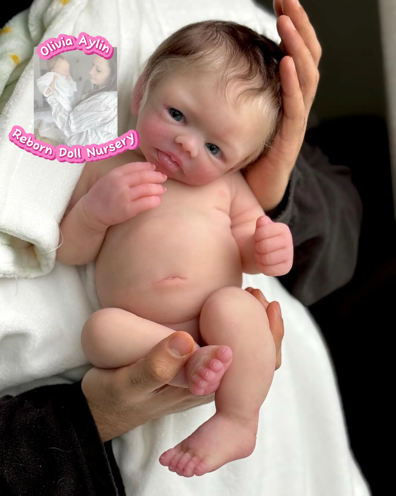 5026394322 Pennie – Full Body Silicone Reborn Baby Girl Doll