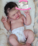Kyrie – Full Body Silicone Reborn Baby Girl Doll - Photo 3